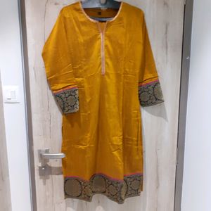 Cotton Silk Kurti Xxl Size ( 44)