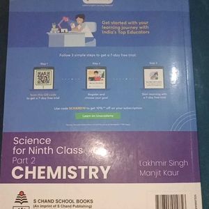 CHEMISTRY Science for Ninth Class (Part-2)S.Chand