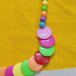 Colorful Light Weight Necklace For Girls