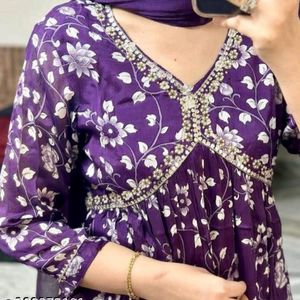 Purple Single Kurti💙