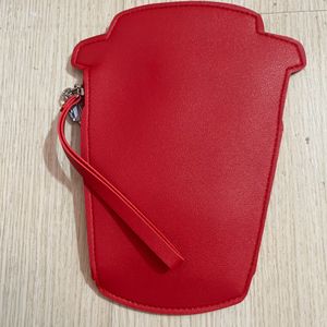 Red Capuccino Wallet