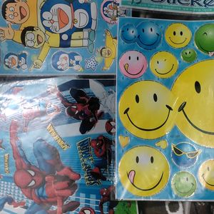 3 Pack Stickers Sheets