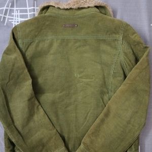 Olive Green Winter Jacket For Women