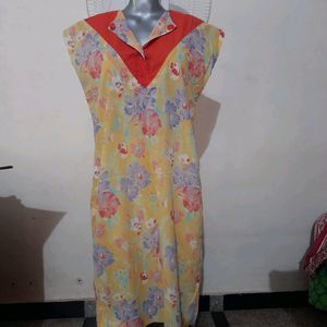 Floral Pattern Nightie, Size42, Used In Good Condi