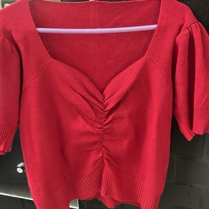 Red Colour Top