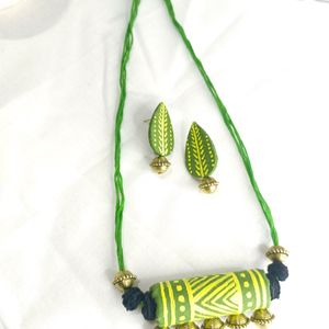 Handmade Fabric Necklace