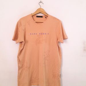 Peach Printed T-Shirt (Men's)