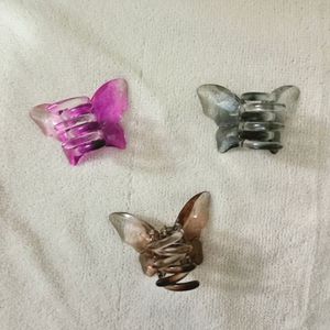 Korean Butterfly Crystal Clutchers/Hair Claws