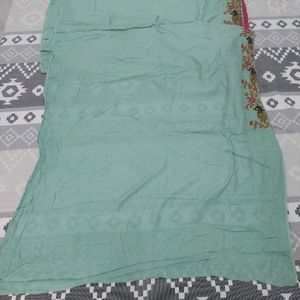 Sea Green Colour Saree