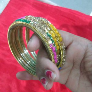 Beautiful Multi Colour Glass Bangles