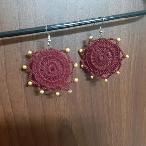 Crochet Spin Earrings