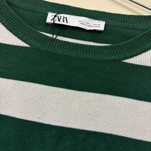 Zara Stripped Crop Top