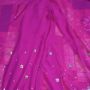 Purple 💜 Zari Work Saree