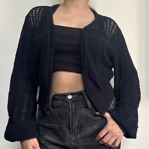 Baggy Black Bolero