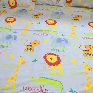 Home Sizzler Brand Double Bedsheets With 2 P Cover