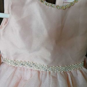 Pink Partywear Frock