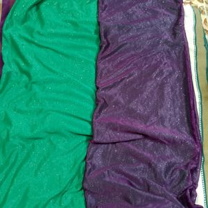 New Double Colour Banarasi Silk Saree