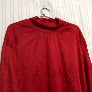 Badger Red Long Sleeve T Shirt