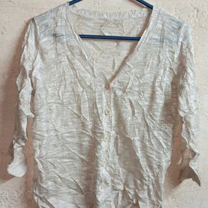 Trendy See-through Fashion Crop Top Cardigan