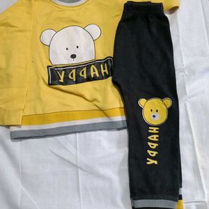 Kids Full Sleeves Tshirt And Pant