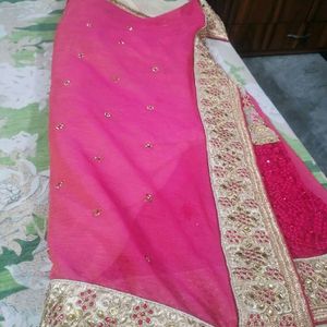 30rs Discount On Delivery Pink And Cream Saree