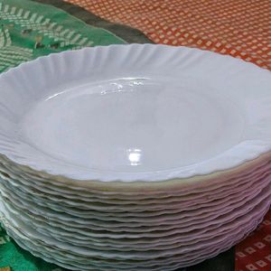 Larah By Borosil Logo Opalware White Plate