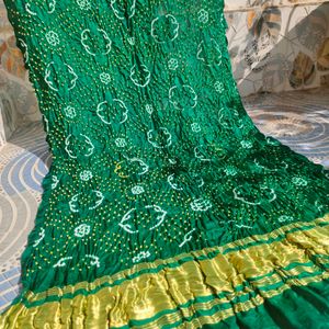 Pure Gaji Silk Fancy Rai Bandhej Dupatta