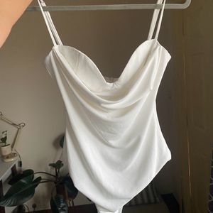 Zara White Bodysuit