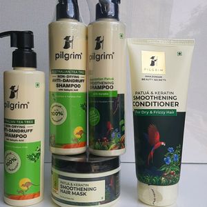 Pilgrim Combo Of 5 Shampoo, Conditioner, Mask