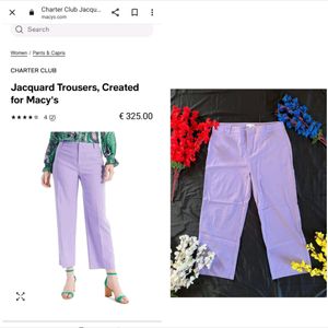 Charter Club Liliac lavender trouser