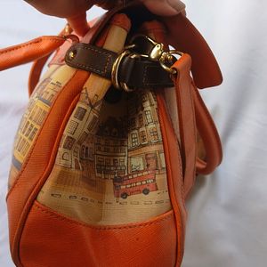 Vintage Print Handbag