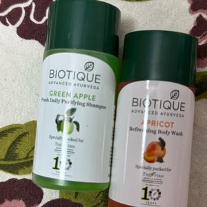 BIOTIQUE BODY WASH AND SHAMPOO COMBO