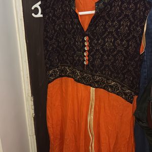 Orange Kurta