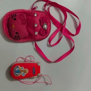 Telephone And Mini Purse Combo