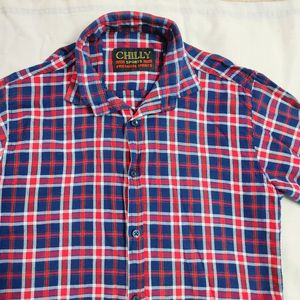 Men's Red checked Shirt