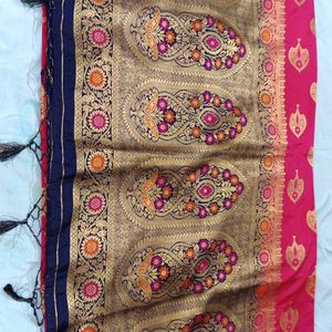 Radha Krishna Banarsi Silk Saree