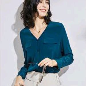 H&M Teal Colour Shirt