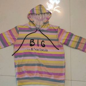 New Multi Colour Hoodie With Full Sleeve