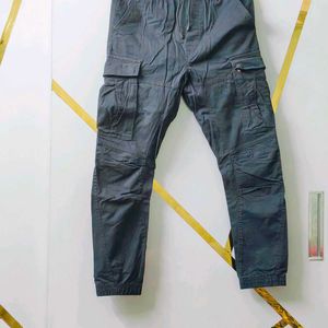 Black Cargo Trousers