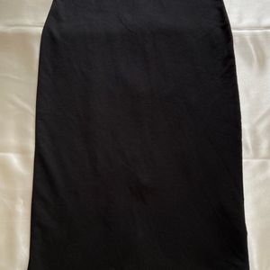 Zara Black Midi Bodycon Dress