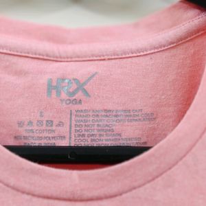 HRX by Hrithik Roshan Pink Tee