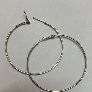 Silver Hoops