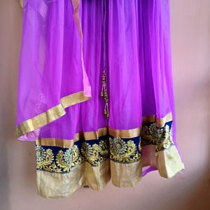 Traditional Purple Anarkali