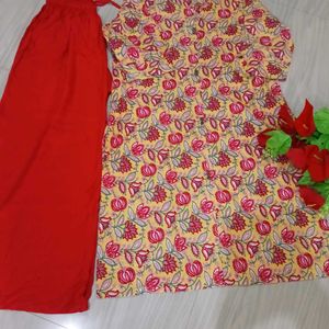 Brand New Big Size Pure Cotton 2 Piece Kurta Set