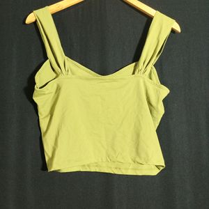 Olive Green Western Top(women's)