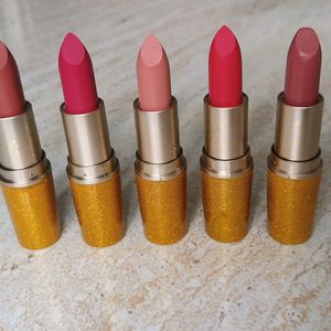 Mac Golden Bullet Lipsticks Set Of 5 😍