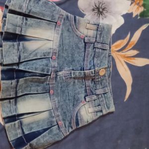 Kids Denim Skrit