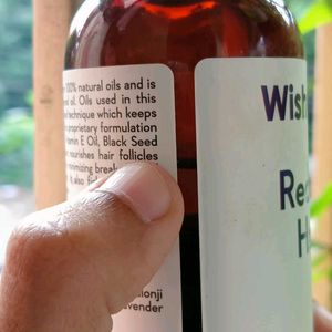 Wishcare Red Onion Hair Oil, Almost 85% Left