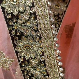 Wine Bridal Lehenga