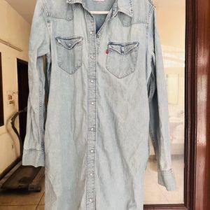 Levi’s   Shirt  Dress In Denim